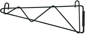 Omcan - 21" Epoxy Coated Wall Bracket for Wire Shelving, Pack of 10 - 47508