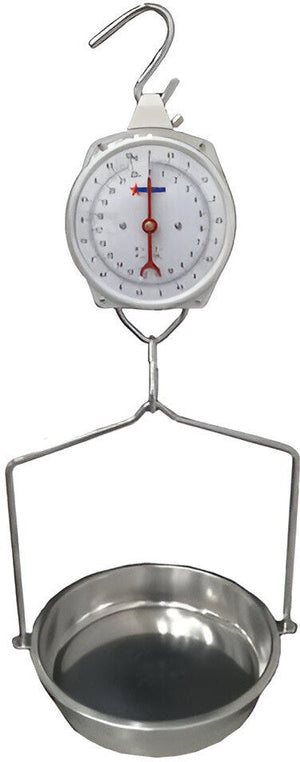 Omcan - 22 lbs Dial Hanging Scale, Pack of 2 - 43827