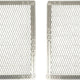 Omcan - 22" x 22" Heavy Duty Crimped Square Pizza Screen, Pack of 4 - 13467