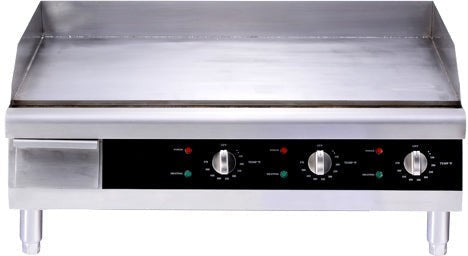 Omcan - 220V, 30" Countertop Stainless Steel Electric Griddle - CE-CN-0766