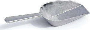 Omcan - 24 oz Aluminum Scoop with Flat Bottom (710 ml), Pack of 20 - 80120