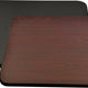 Omcan - 24" x 24" Mahogany/Black Square Table Top, Pack of 4 - 43169