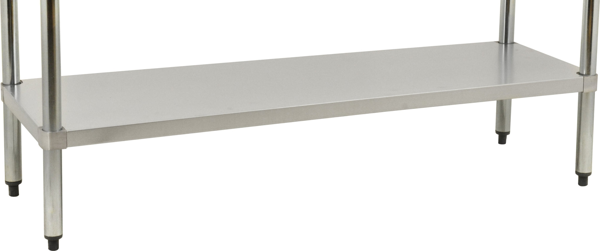 Omcan - 24” x 24” Stainless Steel Undershelf For Work Tables, Pack of 2 - 21607