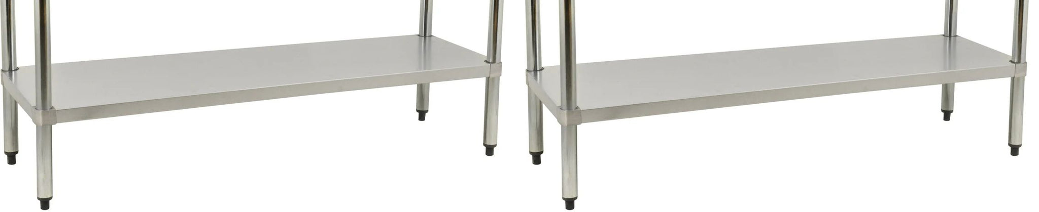 Omcan - 24” x 30” Stainless Steel Undershelf For Work Tables, Pack of 2 - 21608