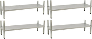 Omcan - 24” x 30” Standard Undershelf For Work Tables, Pack of 4 - 22094