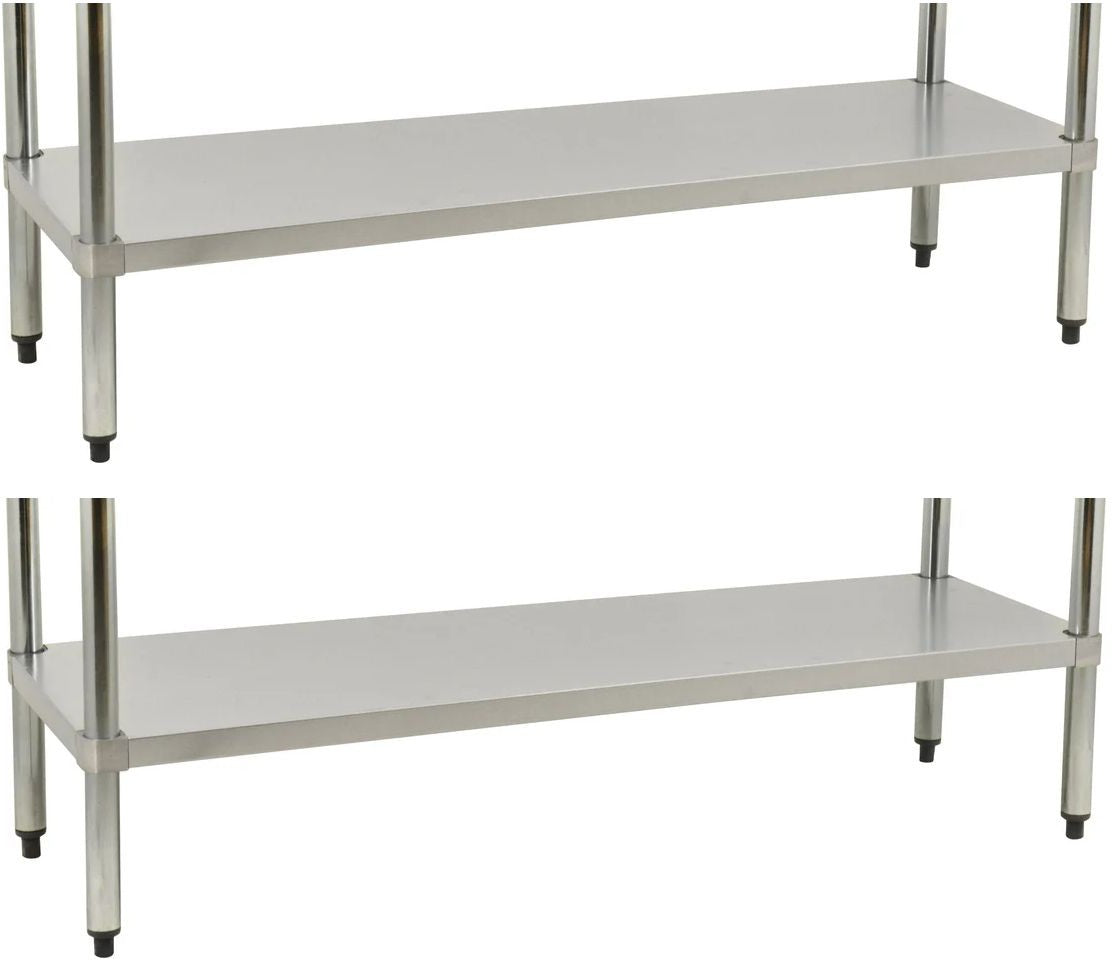 Omcan - 24” x 48” Elite Undershelf For Work Tables, Pack of 2 - 17617