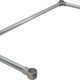 Omcan - 24” x 48” Galvanized Leg Brace For Work Table, Pack of 2 - 38035