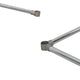 Omcan - 24” x 48” Galvanized Leg Brace For Work Table, Pack of 2 - 38035