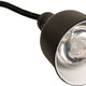 Omcan - 250W Heat Lamp Ceiling Mount, 30" - 80" Retractable Cord with Black Dome Shade - 47874