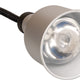 Omcan - 250W Heat Lamp Ceiling Mount, 30" - 80" Retractable Cord with Silver Dome Shade - 48088