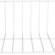 Omcan - 27” x 12” x 8” White Wire Freezer Divider, Pack of 4 - 10746