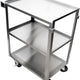 Omcan - 27.5″ Stainless Steel Welded Utility Cart - 44697