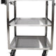 Omcan - 27.5″ Stainless Steel Welded Utility Cart - 44697