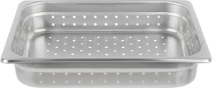 Omcan - 2.5" Deep 1/2-Size Perforated Steam Table Pan, Pack of 10 - 85200