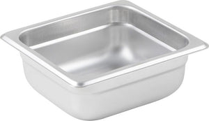 Omcan - 2.5" Deep 1/6-Size Stainless Steel Steam Table Pan, Pack of 25 - 80277