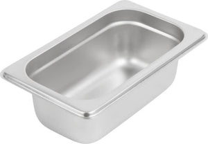 Omcan - 2.5" Deep 1/9-Size Stainless Steel Steam Table Pan, Pack of 50 - 80282