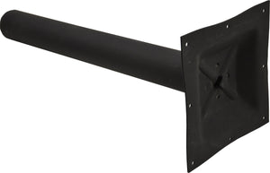 Omcan - 3" D x 28.5" H Black Column with Square Top Spider, Pack of 5 - 43206