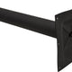 Omcan - 3" D x 28.5" H Black Column with Square Top Spider, Pack of 5 - 43206