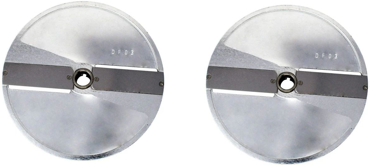 Omcan - 3 mm Slicing Disc For Food Processors 10835 / 10927 & 19476, Pack of 2 - 10074