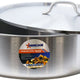 Omcan - 30 QT Stainless Steel Brazier with Cover - 80430