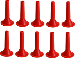 Omcan - 30 mm Plastic Spout for #22 Meat Grinder, Pack of 10 - 10019