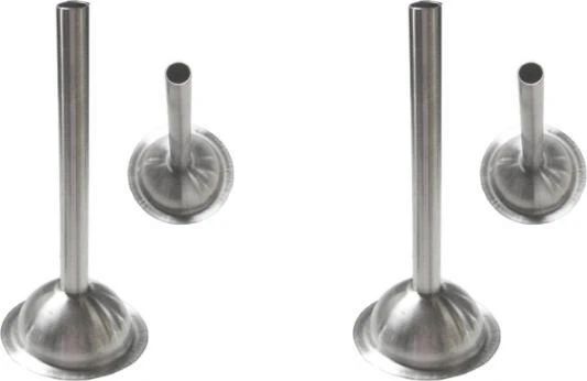 Omcan - 30 mm Stainless Steel Spout for # 12 Meat Grinder, Pack of 4 - 10013