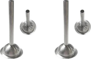 Omcan - 30 mm Stainless Steel Spout for # 12 Meat Grinder, Pack of 4 - 10013