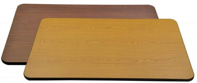 Omcan - 30″ x 60″ x 1″ Oak/Walnut Rectangular Table Top - 44523