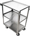 Omcan - 30.5″ Stainless Steel Welded Utility Cart - 44698