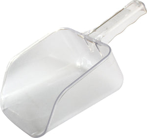 Omcan - 32 oz Clear Plastic Utility Scoop, Pack of 20 - 80323