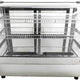 Omcan - 35" Drop-in Curve Glass Refrigerated Showcase With 3.95 Cu.Ft. Capacity - 48887