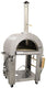 Omcan - 35,000 BTU Stainless Steel Wood Burning and Propane Pizza Oven - 49113