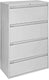 Omcan - 36″ Light Gray Lateral File Cabinet with Four Drawers - 45791