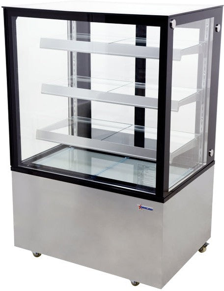 Omcan - 36" Square Glass Floor Refrigerated Display Case - RS-CN-0271-S