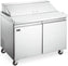 Omcan - 36” Stainless Steel Mega Top Refrigerated Prep Table With Double Door - 50129