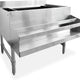 Omcan - 36" x 29 x 33" Stainless Steel Ice Bin with 3-Inch Backsplash and 2 Holders - 47520