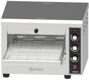 Omcan - 3600 W Countertop Conveyor Toaster with 14″ Belt - 48387