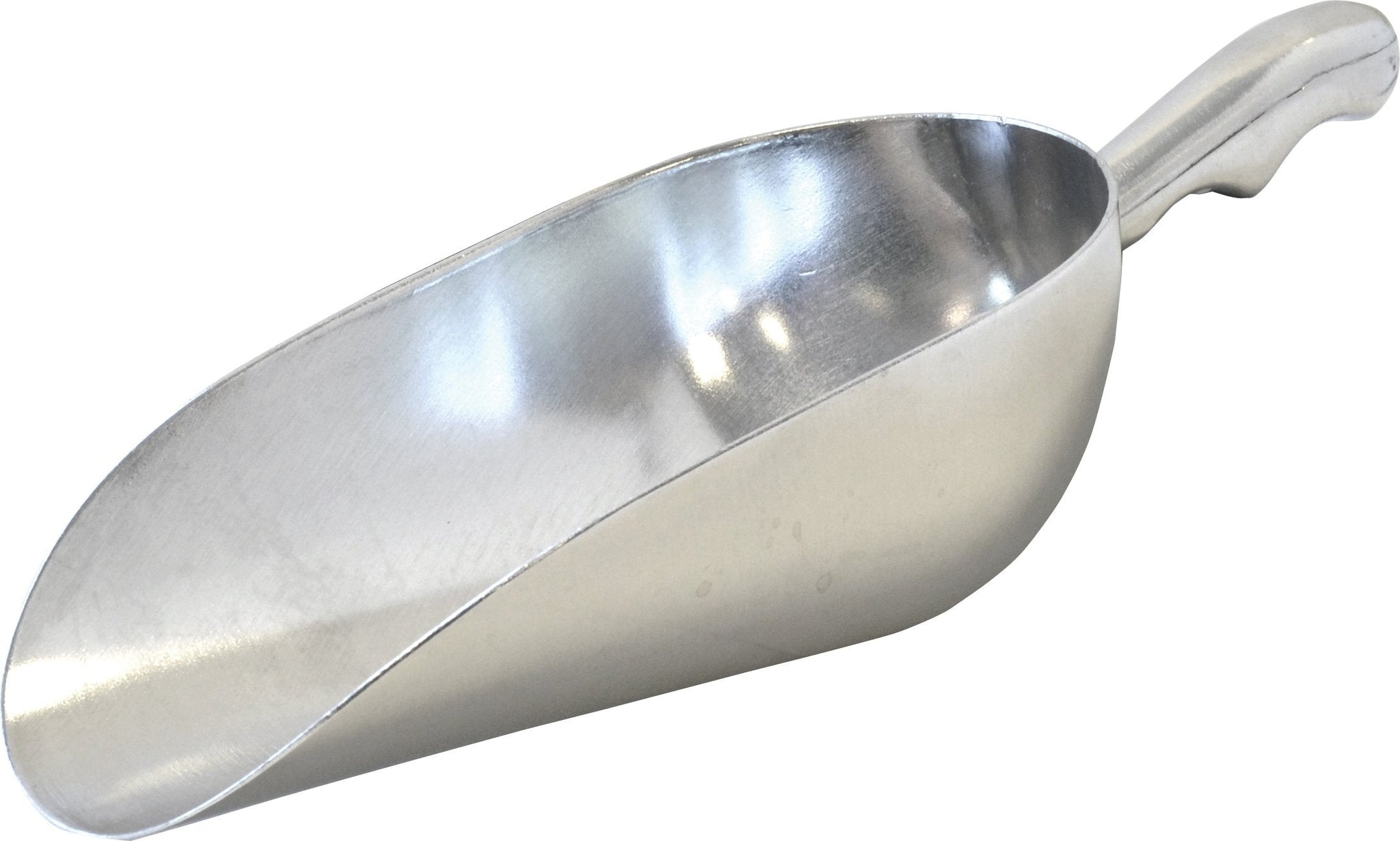 Omcan - 38 oz Aluminum Scoop with Round Bottom, Pack of 20 - 27682