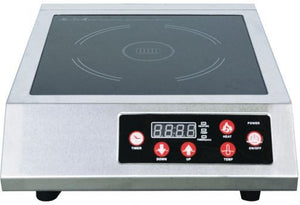 Omcan - 3.5 KW Stainless Steel Commercial Countertop Induction Cooker - 44226