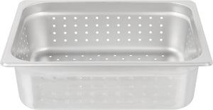 Omcan - 4" Deep 1/2-Size Perforated Steam Table Pan, Pack of 10 - 85204