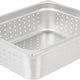 Omcan - 4" Deep 1/2-Size Perforated Steam Table Pan, Pack of 10 - 85204