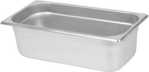 Omcan - 4" Deep 1/3-Size Stainless Steel Steam Table Pan, Pack of 15 - 80268