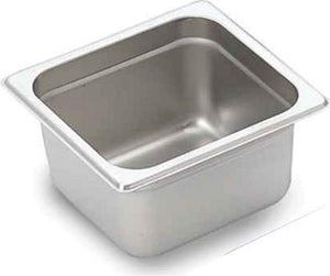 Omcan - 4" Deep 1/6-Size Stainless Steel Steam Table Pan, Pack of 20 - 80278