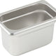 Omcan - 4" Deep 1/9-Size Stainless Steel Steam Table Pan, Pack of 25 - 80283