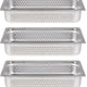 Omcan - 4" Deep Full Size Perforated Steam Table Pan, Pack of 5 - 85192