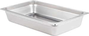 Omcan - 4" Deep Full Size Stainless Steel Steam Table Pan, Pack of 10 - 80258