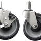 Omcan - 4 Piece Medium-Duty Casters For Aluminum Pan & Lug Racks, Pack of 2 - 28637