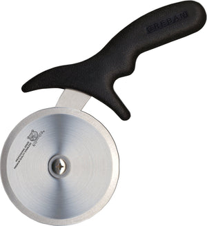 Omcan - 4” Pizza Cutter with Black Handle, Pack of 10 - 12794