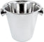 Omcan - 4 QT Stainless Steel Wine Bucket with Knob Handle, Pack of 10 - 80834