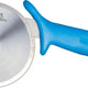 Omcan - 4” R-Style Pizza Cutter with Blue Handle, Pack of 10 - 12811